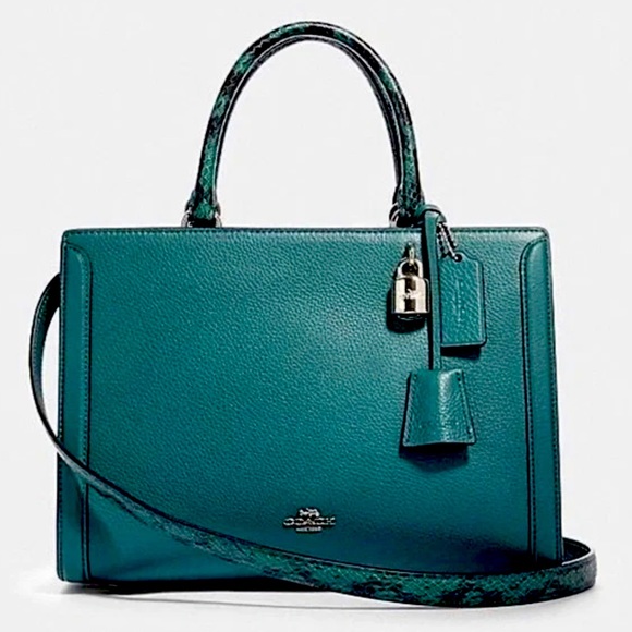 Coach Bags Coach Zoe Carryall Snake Trim Poshmark